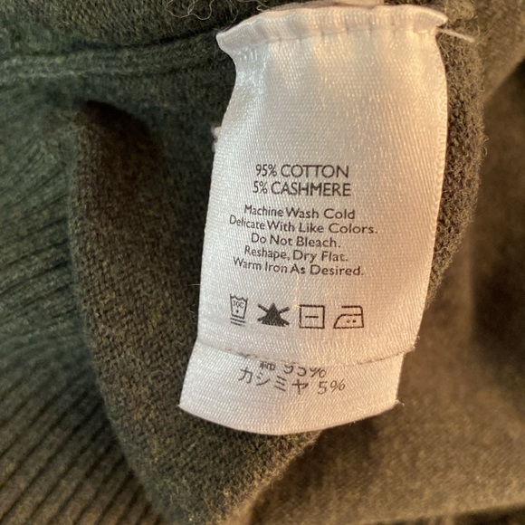 Eddie Bauer - men’s cotton/cashmere sweater. Size XLT - Picture 4 of 11